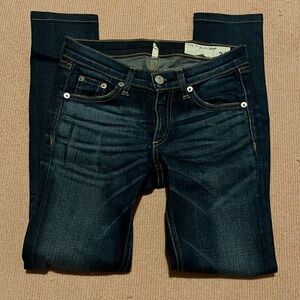 Rag & Bone low rise skinny 24 dark blue